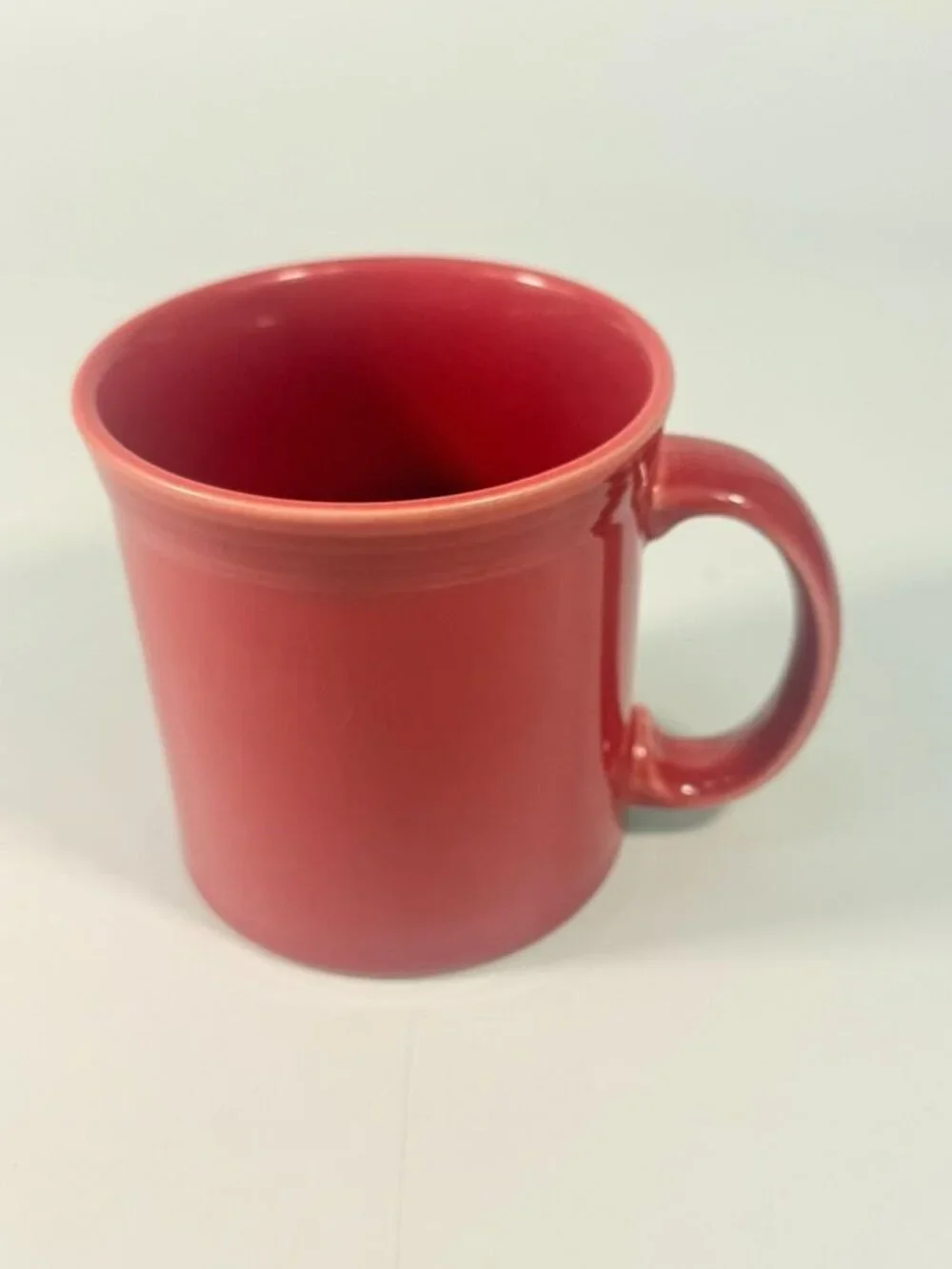 Coffee Tea Mug Cup Scarlet Red Fiesta Ware 8oz 3 5/8 in Homer Laughlin Vintage - Picture 6 of 16